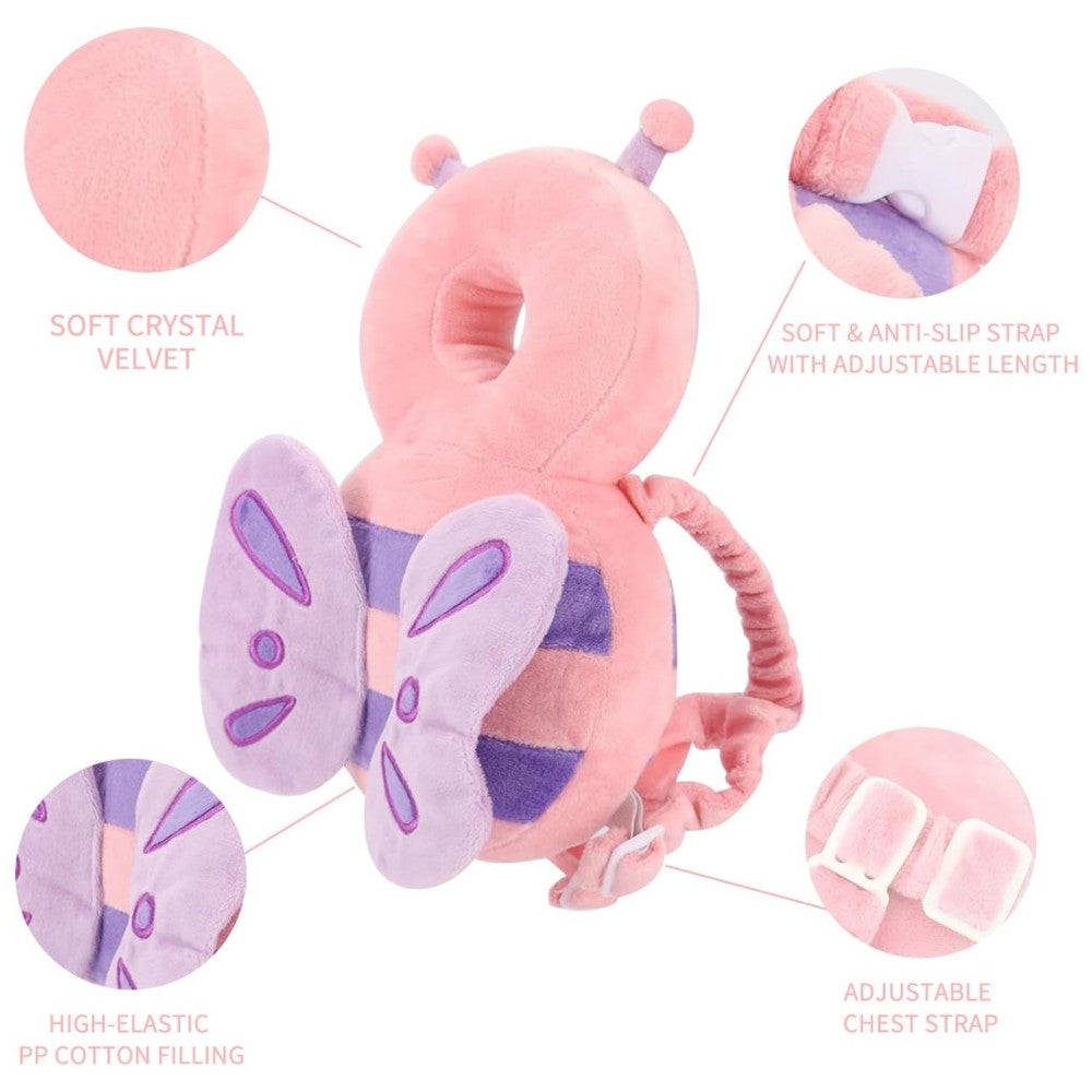 Baby Head Protector Backpack - Butterfly Design Little Guard