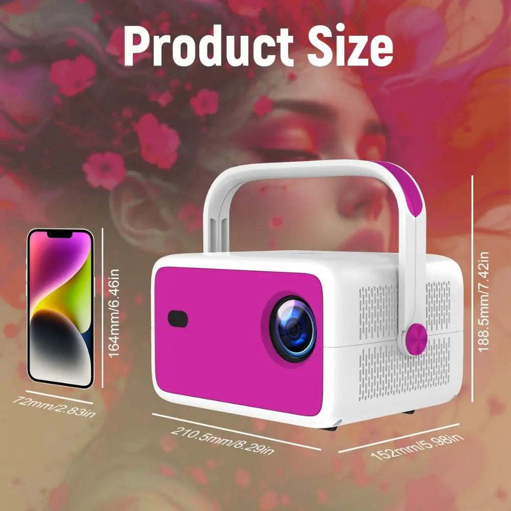 PRIMEX PRO Smart Projector – 4K 1080P, Wi-Fi 6, Bluetooth, Auto Keystone, Electric Focus PRIMEX PRO