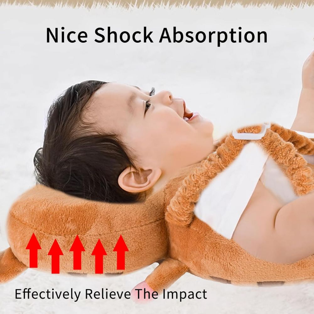 Baby Head Protector Backpack – Cute Tiger Design Little Guard