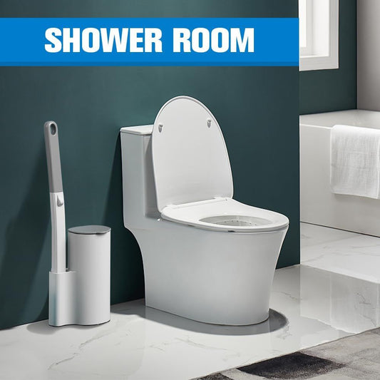 Disposable Toilet Brush Set with Replacement Heads For Hygienic Bathroom Cleaning