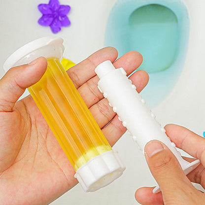 Fresh Flower Gel Toilet Cleaner Stamps (84 Count) – No Scrub, Long-Lasting Freshness