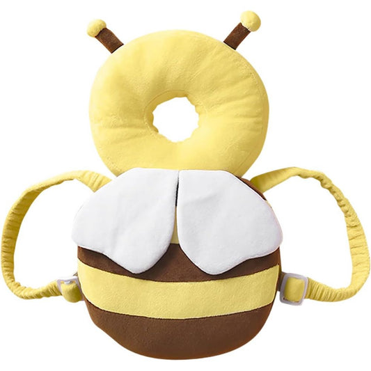 Baby Head Protector Backpack - Cute Bee Design Little Guard