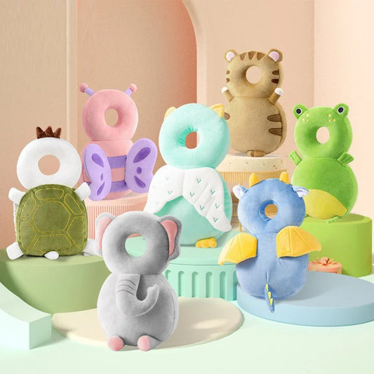 Cute Designs Baby Head Protector Backpack - Ideal for Baby Gift