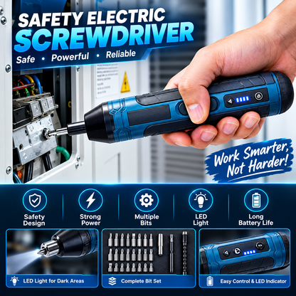 Electric Cordless Screwdriver Kit – Easy DIY & Quick Repairs