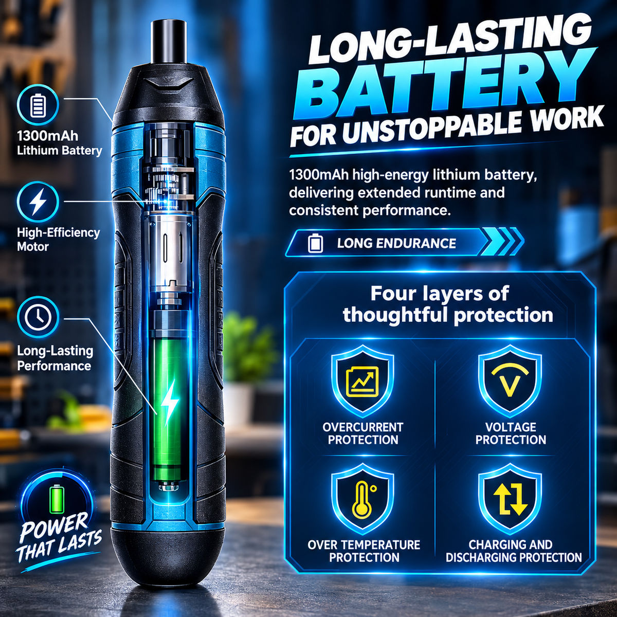 Electric Cordless Screwdriver Kit – Easy DIY & Quick Repairs