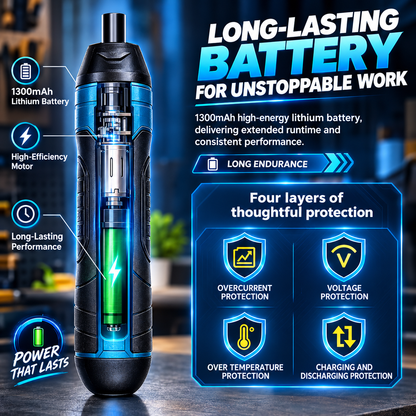 Electric Cordless Screwdriver Kit – Easy DIY & Quick Repairs