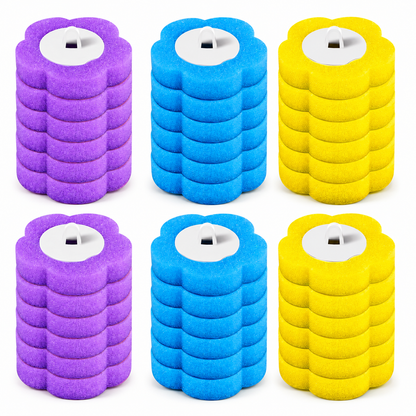 Disposable Toilet Brush Set with Replacement Heads For Hygienic Bathroom Cleaning