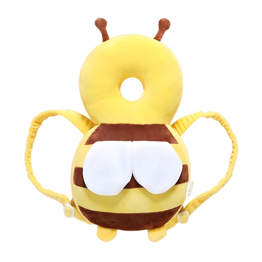 Baby Head Protector Backpack - Cute Bee Design